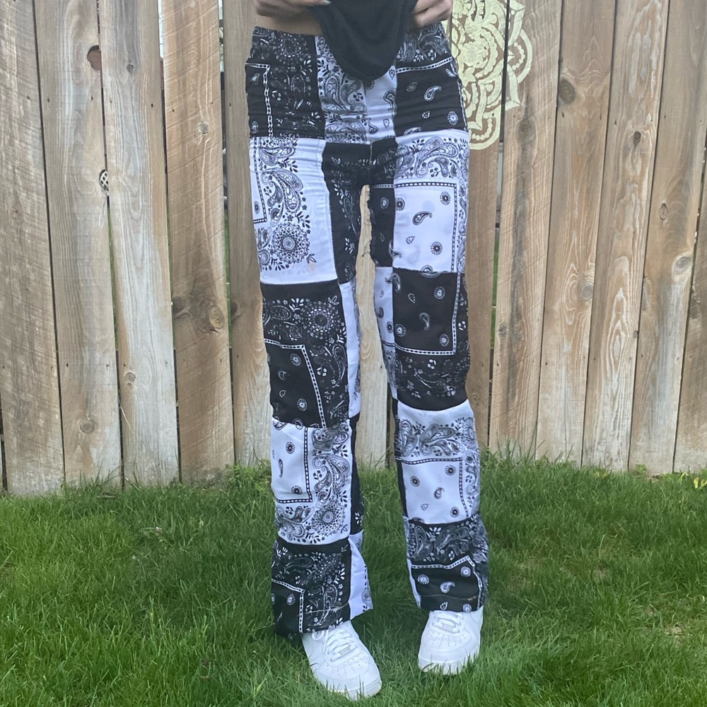 Handmade bandana pants